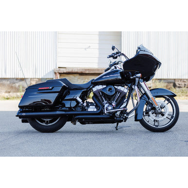 S&S Cycle #550-1078 - 4-1/2" GNX Slip-On Mufflers - Guardian Black