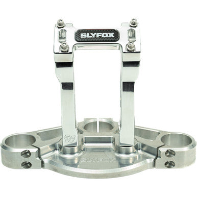 Slyfox #SF-1003-06-R - Handlebar Riser Kit - Straight - 1-1/8" Clamping - 6" Rise - Raw