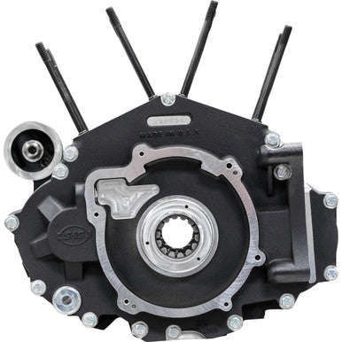 S&S Cycle #310-1326 - Crankcase - MK-Series "B" - Black - M8 Softail