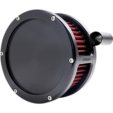 Feuling Parts #5443 - BA Air Cleaner Kit - Black with Red Filter - Twin Cam