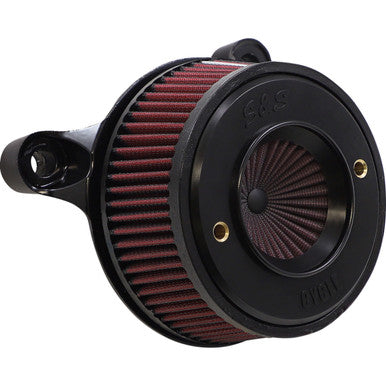 S&S Cycle #170-0716A - Air Stinger Stealth Air Cleaner Kit - Black Chrome Ring