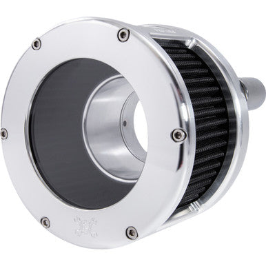 Feuling Parts #5522 - BA Race Series Air Cleaner Kit - Raw - Black Filter