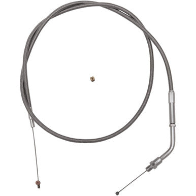 Barnett #102303000506 - Stainless Steel Throttle Cable - +6" - '88-'95 Sportster