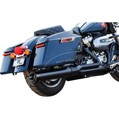 S&S Cycle #550-0759 - 2-into-1 Sidewinder Exhaust System - 50-State - Black - M8 Touring