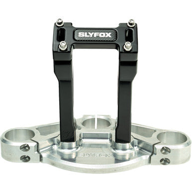 Slyfox #SF-1001-06-B - Handlebar Riser Kit - Straight - 1" Clamping - 6" Rise - Black