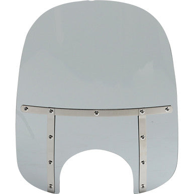 Memphis Shades #MEM38112 - Fats Windshield - 21" - Headlight - Black Smoke