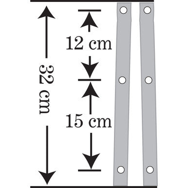 Memphis Shades #MEP61212 - Road King Replacement Plastic - 15" - Black Smoke