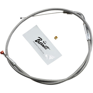 Barnett #1023040015 - Stainless Steel Idle Cable - Dyna/FXR/Softail
