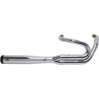 S&S Cycle #550-0847B - 2:1 50 State Exhaust for M8 Softail - Chrome