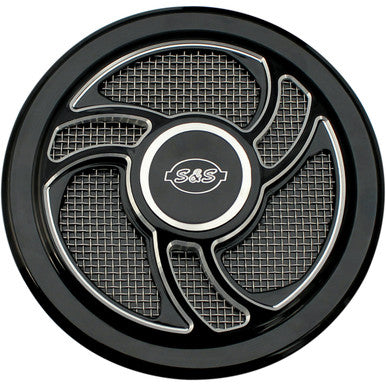 S&S Cycle #170-0206 - Air Cleaner Cover - Torker - Black