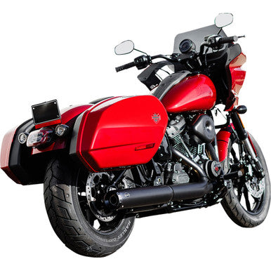S&S Cycle #550-1159 - Grand National Slip-On Muffler - 50 State - 4" Black - M8 Softail