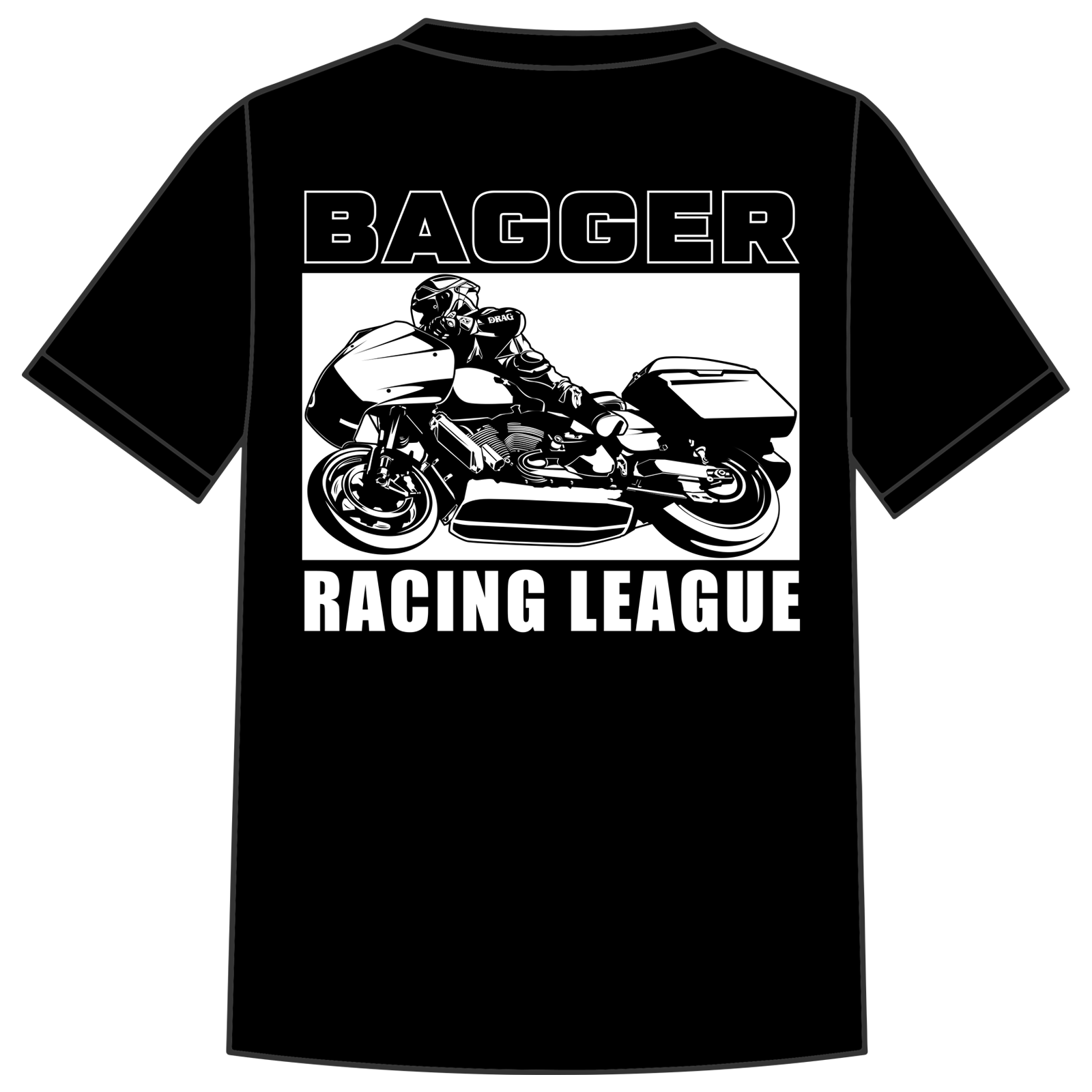 Bagger Racing League T-Shirt - Black - Roadglide Racer – BRL Speed Shop
