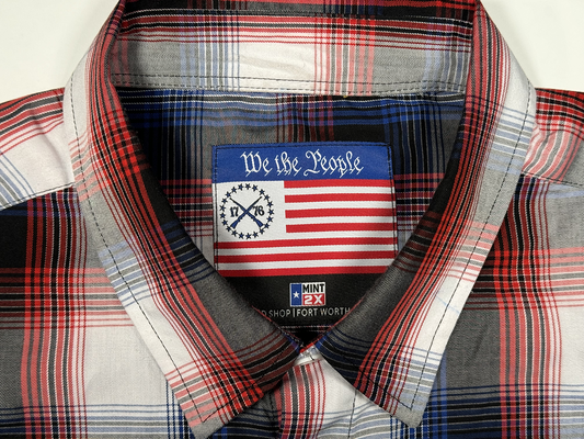 Bamboo Short Sleeve Button-Up - 1776 - We The People